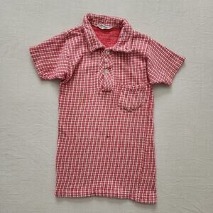 Vintage 50s/60s Grid Shirt 18-24 months